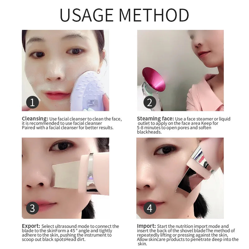 Electric Facial Skin Scrubber - Cap Trimmers