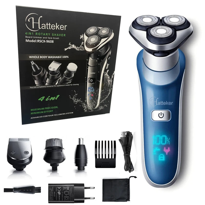 Pro 4-in-1 Electric Shaver - Cap Trimmers