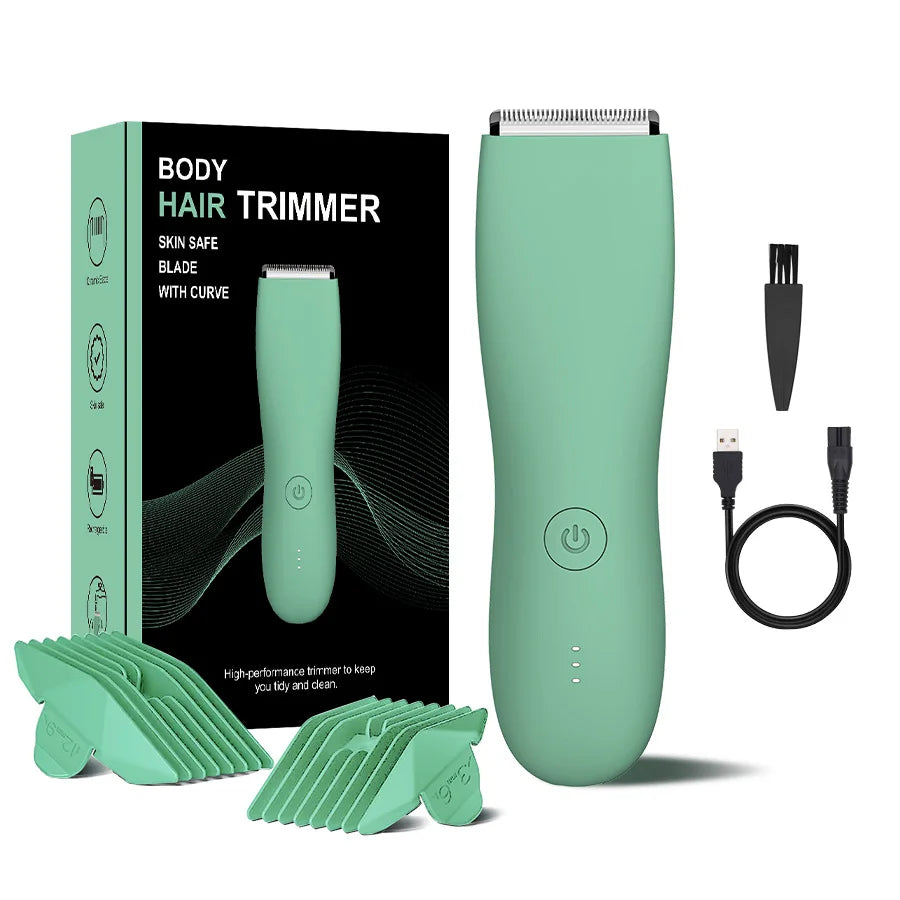 CLIPCLEAN Men’s Electric Body Shaver - Cap Trimmers